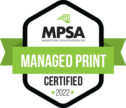 MSPA Managed Print Certified 2022 logo