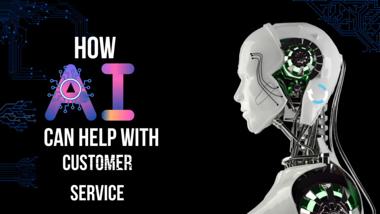 Robot signifying AI taking over customer service roles